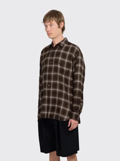 Ssstein Check Oversized Long Sleeve Shirt In Multi