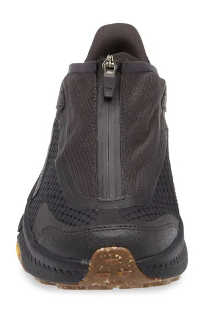 Hoka Streamlined Black Sneakers With Zippered Closure In Multi