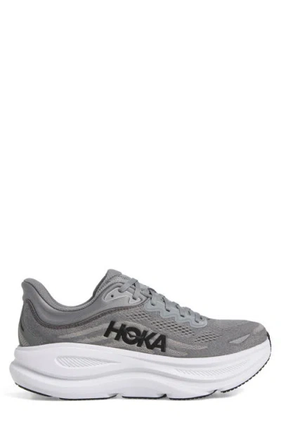 Hoka Mens  Bondi 9 In Galactic Grey/stellar Grey