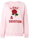 ASHISH Love & Devotion sweatshirt,SPECIALISTCLEANING