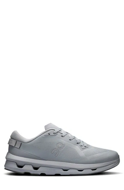 On Logo-print Trainers In Gray
