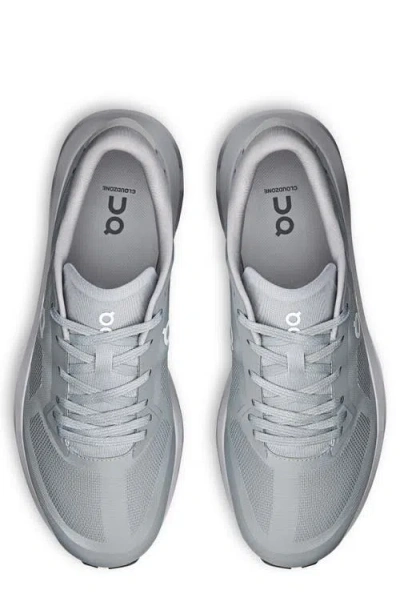 On Logo-print Trainers In Gray