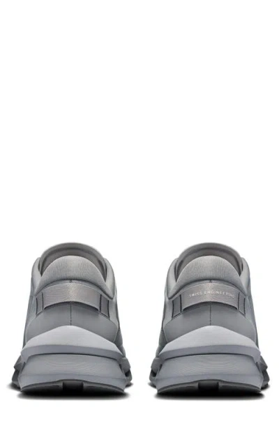 On Logo-print Trainers In Gray