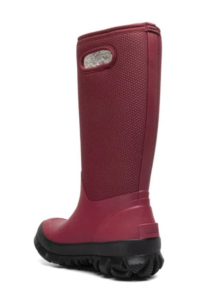 Bogs Whiteout Faded Waterproof Boot In Red
