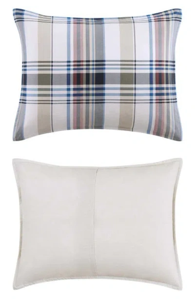 Tommy Hilfiger Waterbury Plaid Cotton 2-pc. Duvet Cover Set, Twin In White