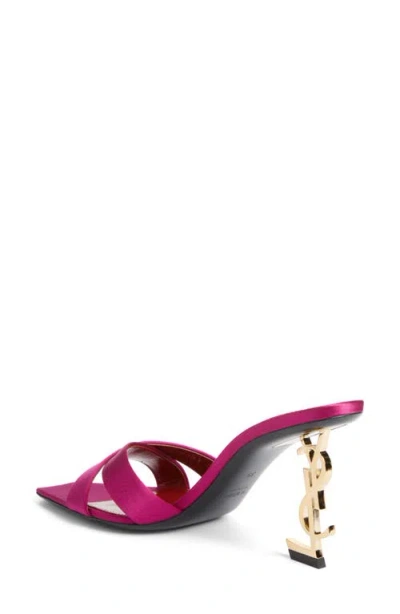 Saint Laurent Opyum Slide Sandal In Multi