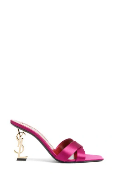 Saint Laurent Opyum Slide Sandal In Multi