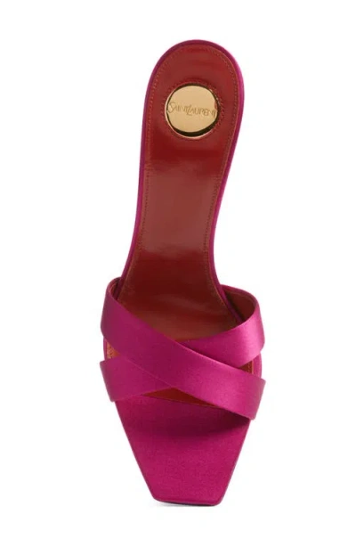 Saint Laurent Opyum Slide Sandal In Multi