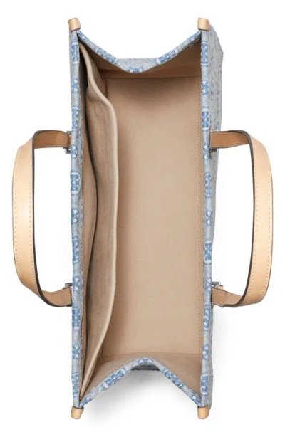 Tory Burch T Monogram Denim Tote In Pattern
