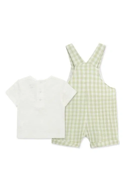 Little Me Romper & Tee Set In Green