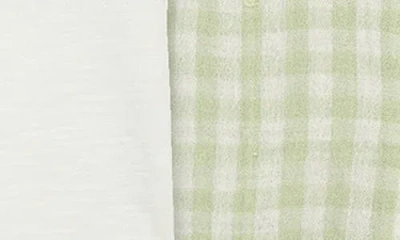 Little Me Romper & Tee Set In Green