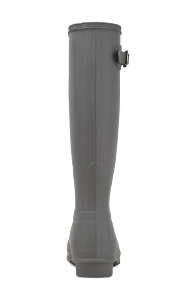 Hunter Original Back Adjustable Tall Rain Boot In Gray