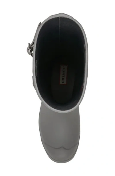 Hunter Original Back Adjustable Tall Rain Boot In Gray