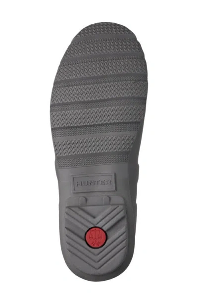 Hunter Original Back Adjustable Tall Rain Boot In Gray