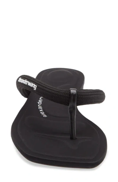 Alexander Wang Neutrals Jenna Tubular Padded Flop Sandals In Multi