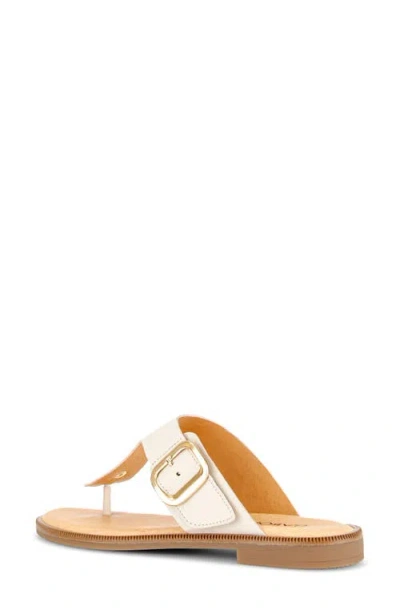 Gabor Studded Flip Flop In White