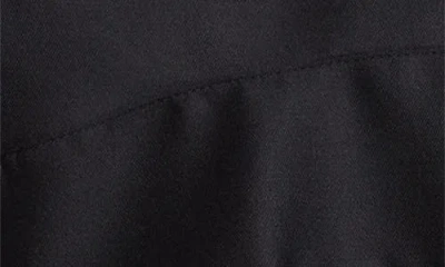 Rohe Paneled Duchesse-satin Peplum Bustier Top In Black
