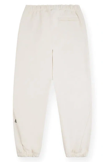 Paper Planes Oversize Script Weld Logo Sweatpants In Neutral