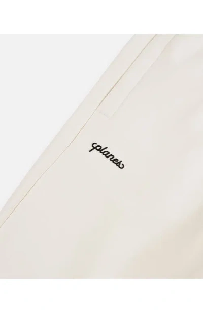 Paper Planes Oversize Script Weld Logo Sweatpants In Neutral