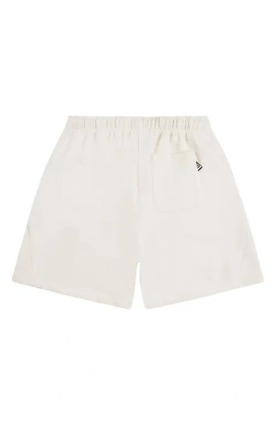Paper Planes Script Weld Logo Sweat Shorts In White