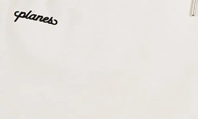 Paper Planes Script Weld Logo Sweat Shorts In White