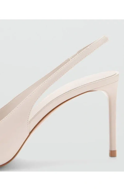 Mango Bow Pointed Toe Slingback Pump In Multi
