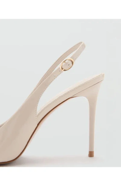 Mango Pointed Toe Slingback Pump In Multi