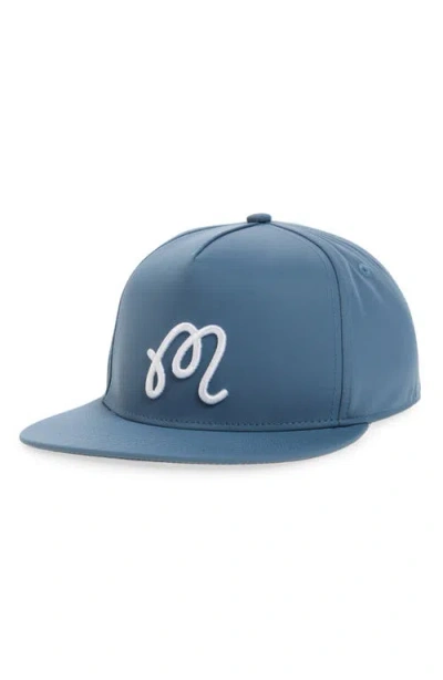 Malbon M Snapback In Blue
