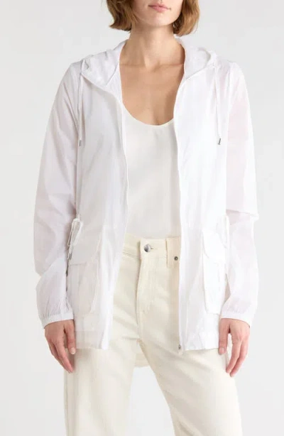 Sam Edelman Transparent Anorak In White