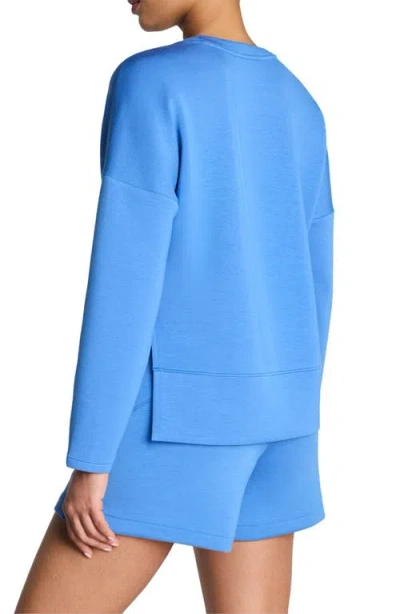 Spanx ® Air Essentials Tunic Sweatshirt In Blue