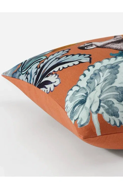 Sunday Citizen Damasc Monkey Throw Pillow In Multi