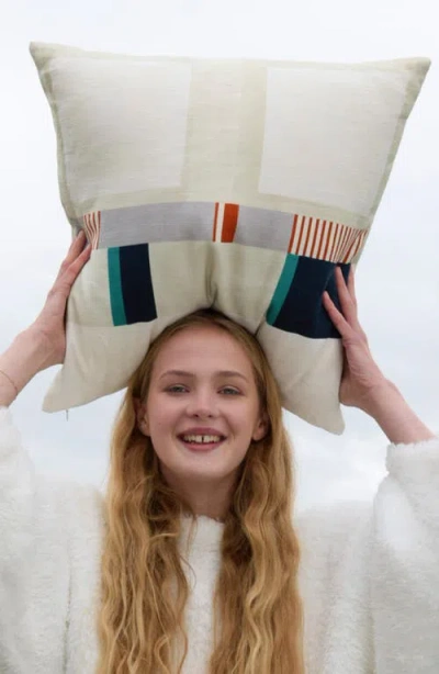 Sunday Citizen Patchwork Throw Pillow In Multi