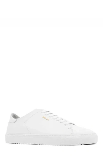 Axel Arigato Clean 90 White Sneakers With Printed Logo In Leather Woman