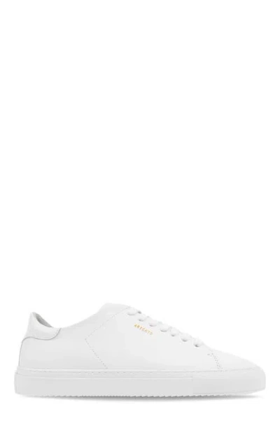 Axel Arigato Clean 90 White Sneakers With Printed Logo In Leather Woman