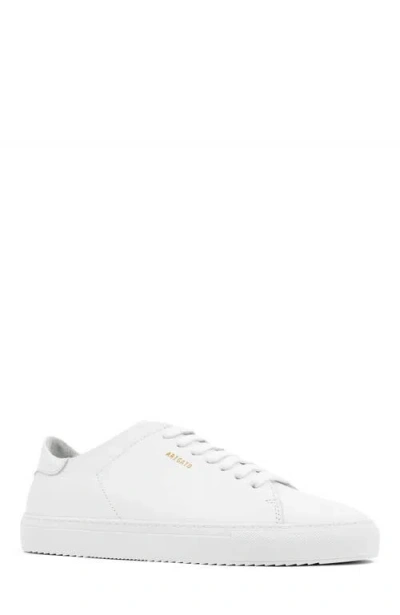 Axel Arigato Clean 90 White Sneakers With Printed Logo In Leather Woman