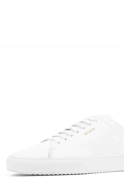 Axel Arigato Clean 90 White Sneakers With Printed Logo In Leather Woman