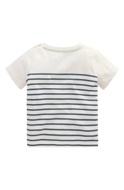 Mini Boden Chameleon Stripe Cotton T-shirt In Multi