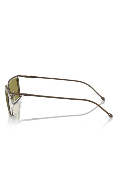 Diesel ® 57mm Rectangular Sunglasses In Green