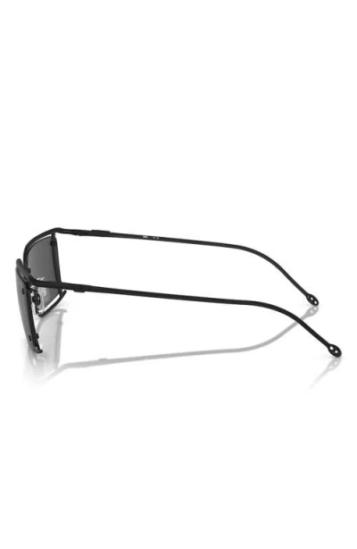 Diesel ® 57mm Rectangular Sunglasses In Black