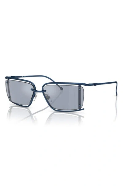 Diesel ® 57mm Rectangular Sunglasses In Gray