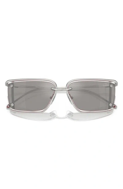 Diesel ® 57mm Rectangular Sunglasses In Gray
