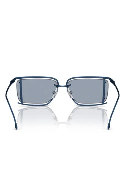 Diesel ® 57mm Rectangular Sunglasses In Gray