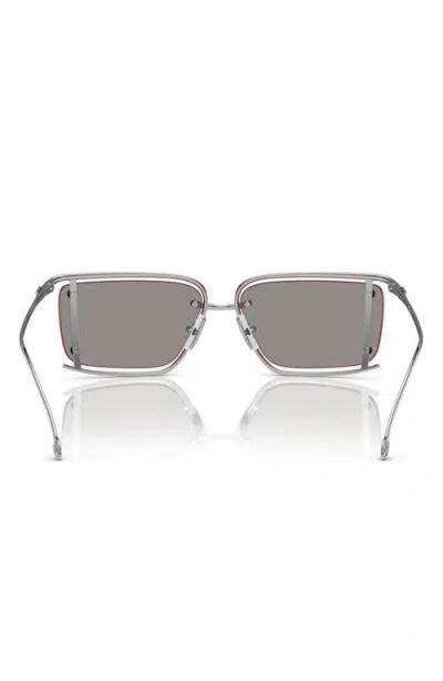 Diesel ® 57mm Rectangular Sunglasses In Gray
