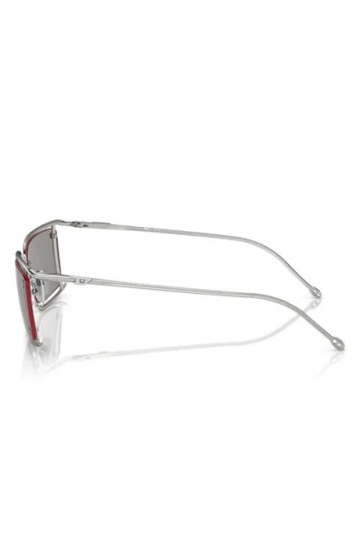 Diesel ® 57mm Rectangular Sunglasses In Gray