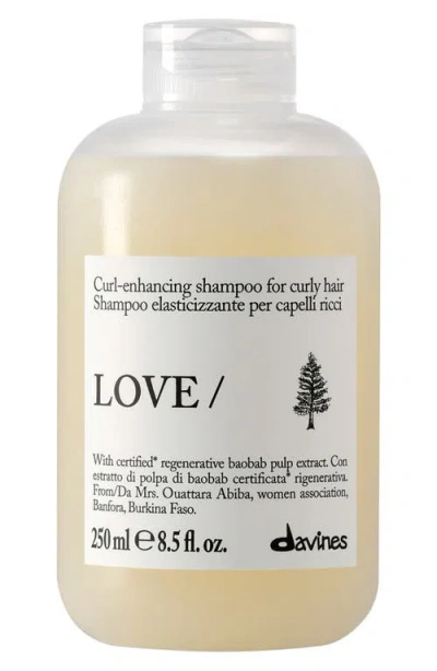 Davines Love Curl Shampoo Essential Haircare In Transparent