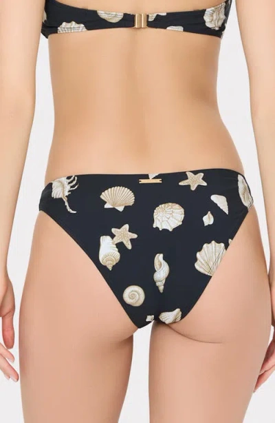 Milly Margot Seashell Bikini Bottoms In Multi