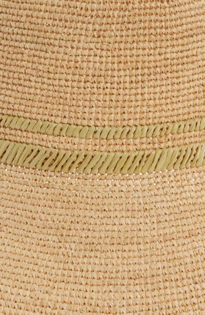 Rag & Bone Jade Packable Raffia Bucket Hat In Brown