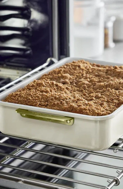 Greenpan Reserve Bakeware Rectangular Cake Pan In White
