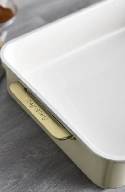 Greenpan Reserve Bakeware Rectangular Cake Pan In White