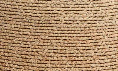Rag & Bone Meredith Rollable Raffia Visor In Brown